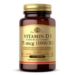 Фотография - Вітамін D3 Vitamin D3 Solgar 25 мкг 1000 МО 180 таблеток
