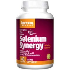 Селен Selenium Synergy Jarrow Formulas 200 мкг 60 капсул