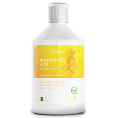 Фотография - Витамин C+D3 Vitamin C+D3 Sporter апельсин 500 мл