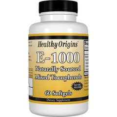 Фотография - Вітамін Е Vitamin E Healthy Origins 1000 МО 60 капсул