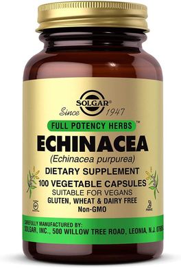 Эхинацея экстракт Echinacea Herb Solgar 100 капсул