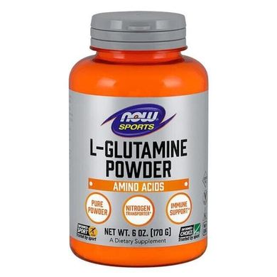 L-Глютамін в порошку L-Glutamine Powder Now Foods 170 г