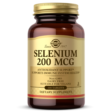 Селен Selenium Solga 200 мкг 100 таблеток